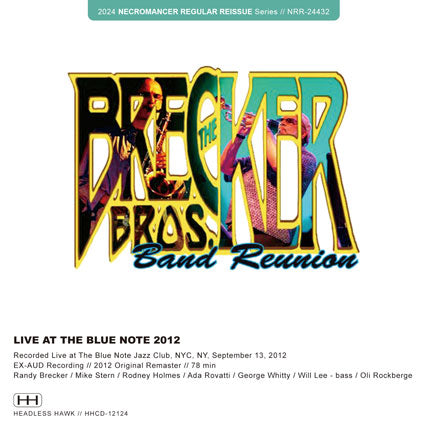 BRECKER BROTHERS REUNION BAND / LIVE AT THE BLUE NOTE 2012 (1CD-R)