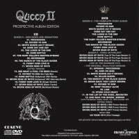 QUEEN / QUEEN II: PROSPECTIVE ALBUM EDITION (2CD)