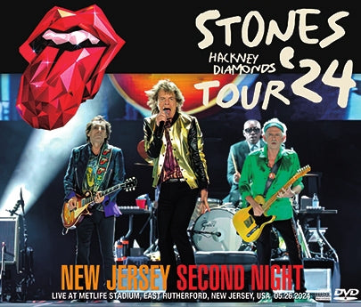 back ordered item ROLLING STONES / NEW JERSEY SECOND NIGHT: HACKNEY DIAMONDS TOUR 2024 (2CDR+1CDR)