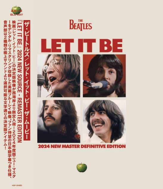 BEATLES / LET IT BE FILM : 2024 NEW MASTER DEFINITIVE EDITION (1BD-R) HOT SOUND PROJECT