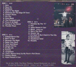 BRUCE SPRINGSTEEN & THE E STREET BAND / ROXY NIGHT (3CD)