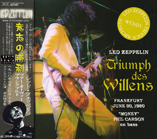 back ordered item LED ZEPPELIN TRIUMPH DES WILLENS 2CD