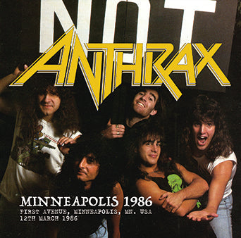 ANTHRAX - MINNEAPOLIS 1986(1CDR)