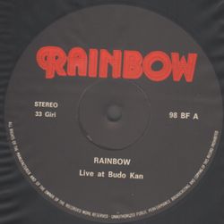 RAINBOW /LIVE AT BUDO KAN (2LP)