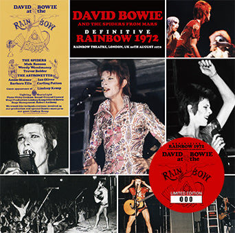 back ordered item DAVID BOWIE - DEFINITIVE RAINBOW 1972(2CD)