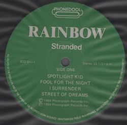 RAINBOW /STRANDED (1LP)