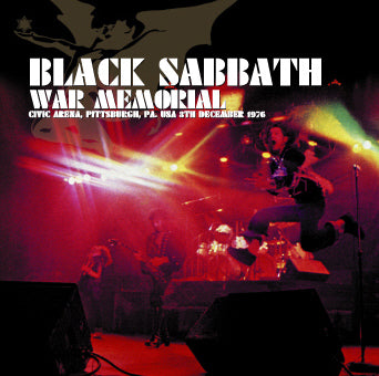 back ordered item BLACK SABBATH - WAR MEMORIAL 1976(1CDR, White Label）