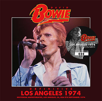 back ordered item DAVID BOWIE - DEFINITIVE LOS ANGELES 1974(2CD)