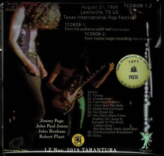 back ordered item LED ZEPPELIN PLAYS PURE BOB 2CD+BOOKLET