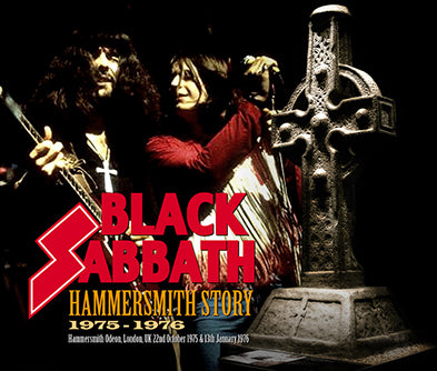 back ordered item BLACK SABBATH / HAMMERSMITH STORY 1975-1976(4CDR)