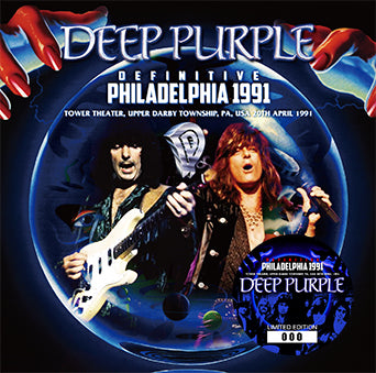 back ordered item DEEP PURPLE - DEFINITIVE PHILADELPHIA 1991(2CD)