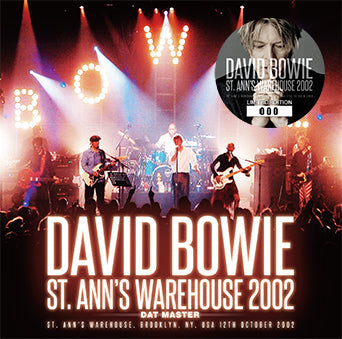 DAVID BOWIE /  ST. ANN'S WAREHOUSE 2002: DAT MASTER(2CD)