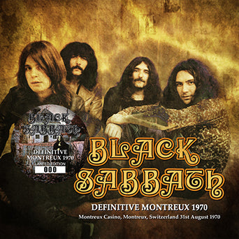 BLACK SABBATH /  DEFINITIVE MONTREUX 1970(1CD+1DVDR)