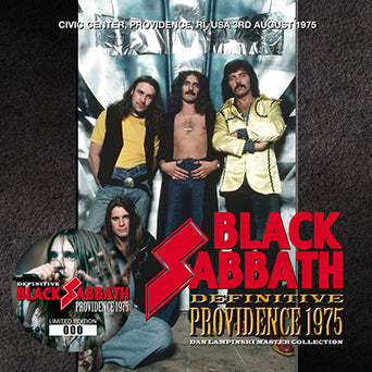 BLACK SABBATH / DEFINITIVE PROVIDENCE 1975(2CD+1CDR)