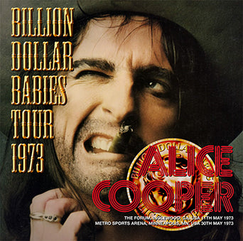 back ordered item ALICE COOPER / BILLION DOLLAR BABIES TOUR 1973 (2CDR)