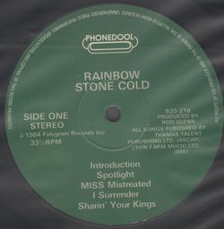 RAINBOW / STONE COLD (1LP)