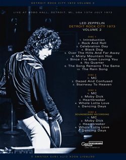 LED ZEPPELIN DETROIT ROCK CITY 1973 VOLUME 2 (4CD)