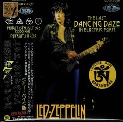 back ordered item LED ZEPPELIN THE LAST DANCING DAZE IN ELECTRIC FORM [PAGE EDITION] 4CD