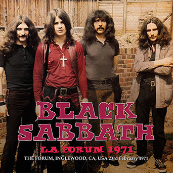 back ordered item BLACK SABBATH / L.A. FORUM 1971 (1CD)