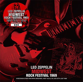 back ordered item LED ZEPPELIN MIDWEST ROCK FESTIVAL 1969(1CD)