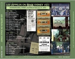 LED ZEPPELIN 1972 ON STAGE SYDNEY 3CD