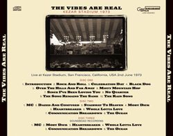 back ordered item LED ZEPPELIN THE VIBES ARE REAL : KEZAR STADIUM 1973 (3CD)