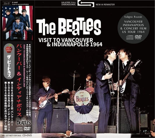 BEATLES / VISIT TO VANCOUVER & INDIANAPOLIS 1964 (1CD+1DVD)