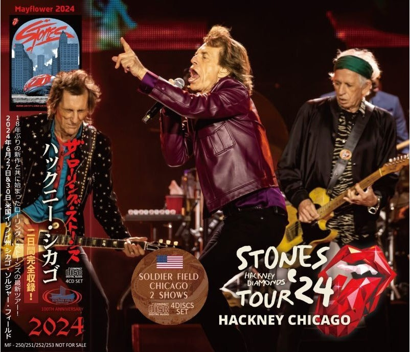 back ordered item ROLLING STONES / HACKNEY CHICAGO 2024 (4CD)