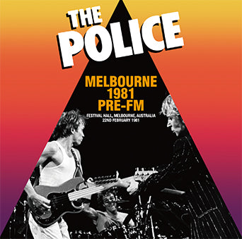 THE POLICE / MELBOURNE 1981 : PRE-FM (2CD) STEREO SBD