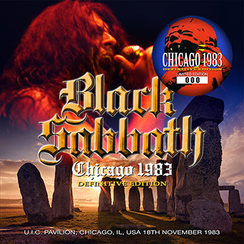 back ordered item BLACK SABBATH - CHICAGO 1983 DEFINITIVE EDITION(2CD)