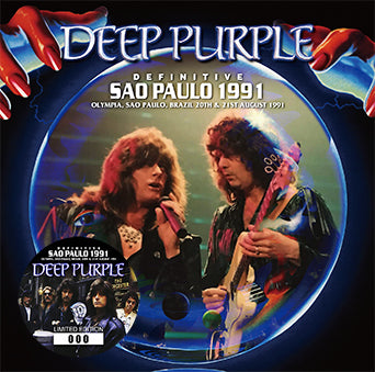 back ordered item DEEP PURPLE - DEFINITIVE SAO PAULO 1991(2CD)