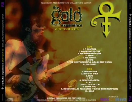 PRINCE / THE GOLD EXPERIENCE - ALTERNATIVES : REMIX AND REMASTERS (2CD)
