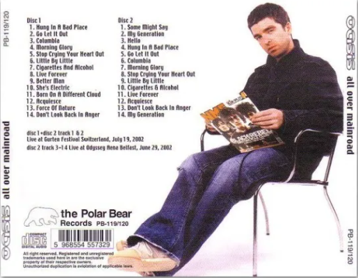OASIS / ALL OVER MAINROAD (2CD Pressed)