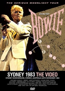 back ordered item DAVID BOWIE - SYDNEY 1983: THE VIDEO(1DVDR)