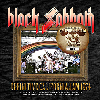 back ordered item BLACK SABBATH / DEFINITIVE CALIFORNIA JAM 1974: REEL TO REEL SOUNDBOARD(1CD)