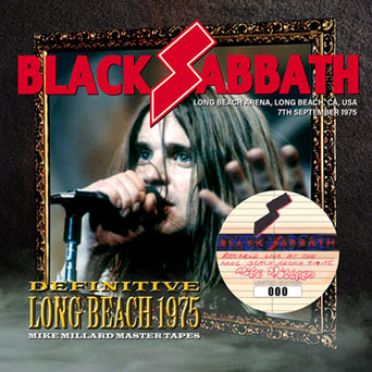 back ordered item BLACK SABBATH - DEFINITIVE LONG BEACH 1975: MIKE MILLARD MASTER TAPES(2CD)