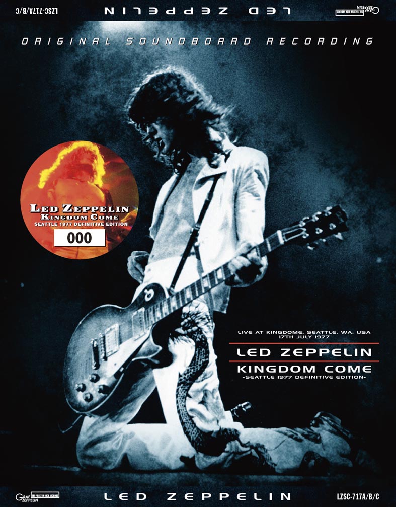 back ordered item LED ZEPPELIN KINGDOM COME: SEATTLE 1977 DEFINITIVE EDITION (3CD)