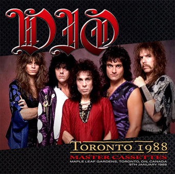 back ordered item DIO - TORONTO 1988: MASTER CASSETTES(2CDR)