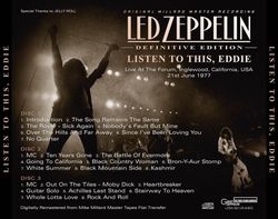 back ordered item LED ZEPPELIN LISTEN TO THIS, EDDIE: Defintive Edition(3CD)