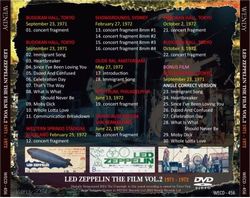 back ordered item LED ZEPPELIN THE FILM VOL.2 1971-1972 DVD