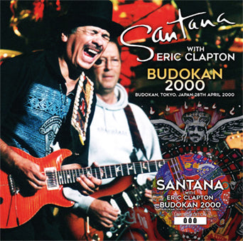 back ordered item SANTANA with ERIC CLAPTON - BUDOKAN 2000(2CD)