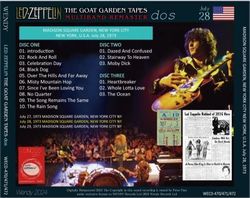 back ordered item LED ZEPPELIN 1973 THE GOAT GARDEN TAPES dos 3CD