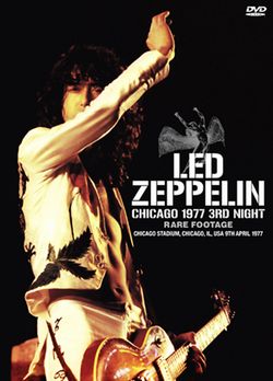 LED ZEPPELIN CHICAGO 1977 3RD NIGHT RARE FOOTAGE 1DVDR