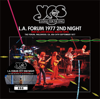 YES / L.A. FORUM 1977 2ND NIGHT: MIKE MILLARD ORIGINAL MASTER TAPES(2CD)