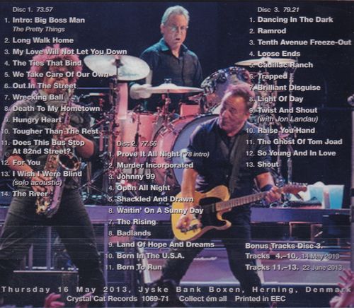 BRUCE SPRINGSTEEN & THE E STREET BAND / HERNING WRECKING BALL NIGHT (3CD)