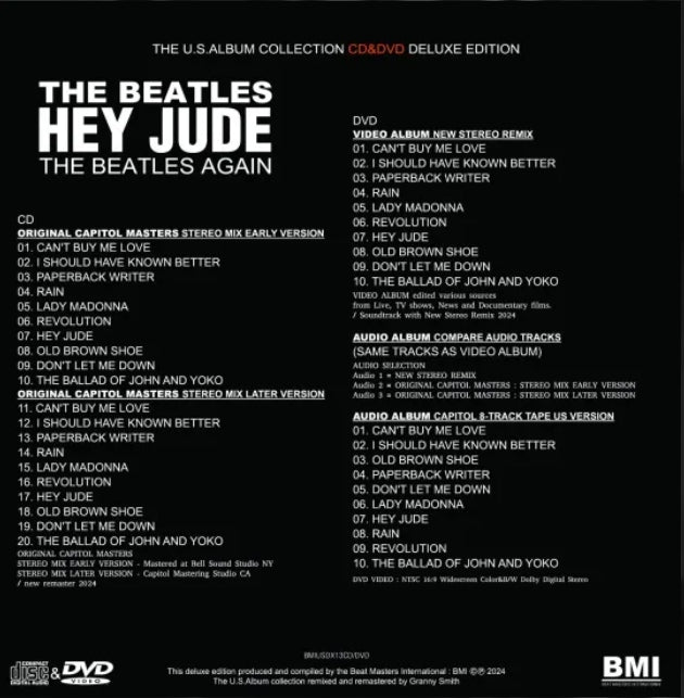 BEATLES / HEY JUDE THE U.S.ALBUM COLLECTION (1CD+1DVD)