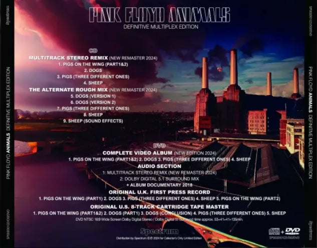 PINK FLOYD / ANIMALS - DEFINITIVE MULTIPLEX EDITION (1CD+1DVD+BDR)