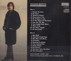 JACKSON BROWNE / OREGON 1994 (2CD)