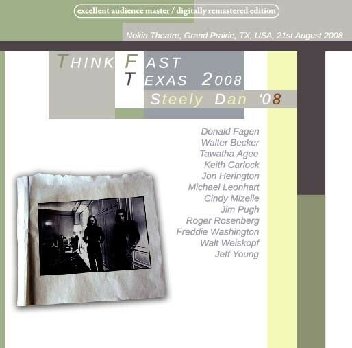 STEELY DAN / THINK FAST TEXAS 2008 (2CD-R)