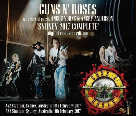 GUNS N' ROSES with special guest; ANGUS YOUNG & ANGRY ANDERSON / SYDNEY 2017 COMPLETE DIGITAL REMASTER EDITION (6CDR+1DVDR)